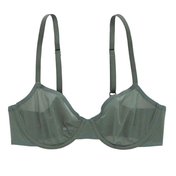 Aerie Smoothez Mesh Unlined Full Coverage Bra - Women’s 34D - Picture 1 of 8